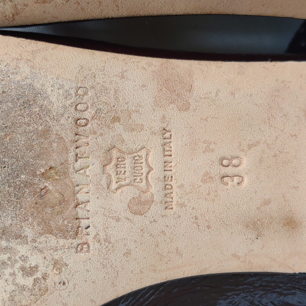 Brian Atwood flats made in Italy size 38. - Picture 6 of 6